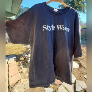 Vintage STYLE WARS Tee. PBS Documentary 1990's. NY 1982. EVC. 2XL. Gildan Cotton